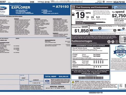 Used 2022 Ford Explorer 4WD image 21