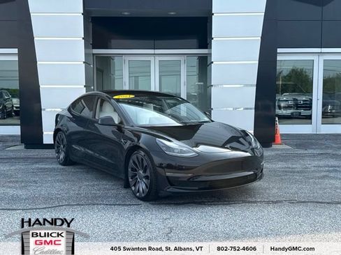 Used 2021 Tesla Model 3 Performance AWD/4WD image 1