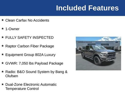 Used 2019 Ford F150 Raptor w/ Equipment Group 802A Luxury AWD/4WD image 5
