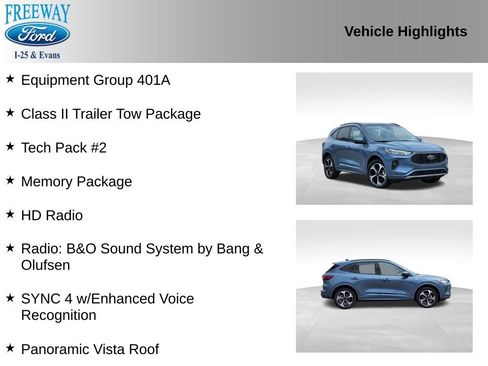 Used 2024 Ford Escape ST-Line Select w/ Tech Pack #2 AWD/4WD image 2