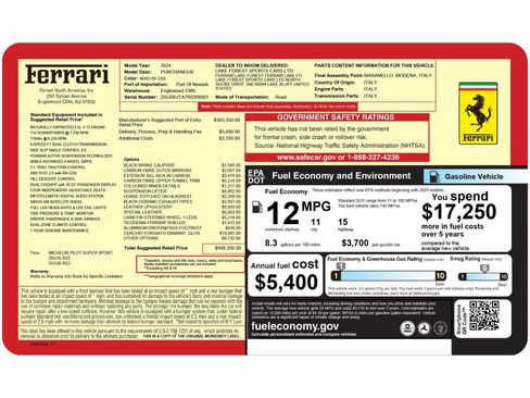 Used 2024 Ferrari Purosangue AWD/4WD image 6