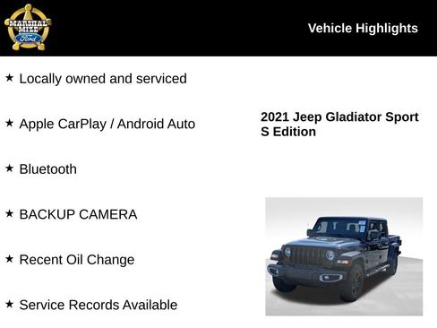 Used 2021 Jeep Gladiator Sport image 2
