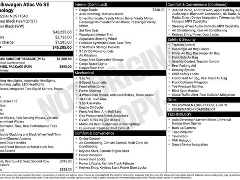 Used 2022 Volkswagen Atlas SE w/ Panoramic Sunroof Package FWD image 6