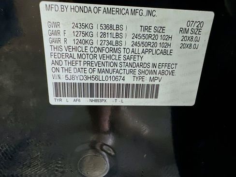 Used 2020 Acura MDX FWD w/ Technology Package image 31