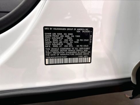 New 2026 Volkswagen Atlas SE AWD/4WD image 14