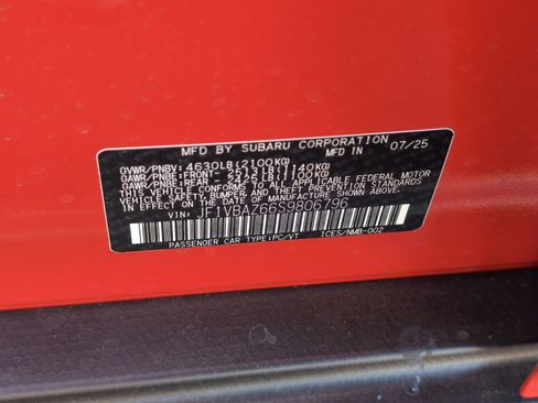 New 2025 Subaru WRX tS image 23