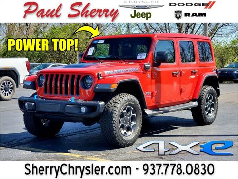 Used 2023 Jeep Wrangler Unlimited Rubicon 4xe w/ Steel Bumper Group image 1