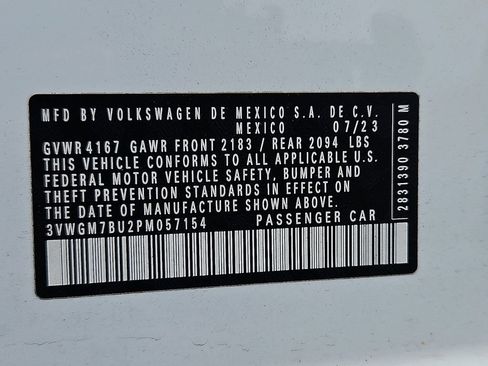 Certified 2023 Volkswagen Jetta SEL FWD image 27
