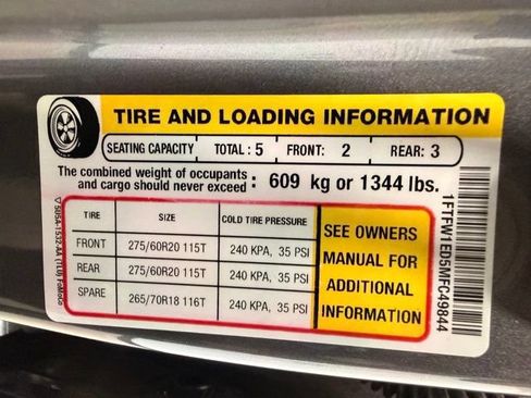 Used 2021 Ford F150 Lariat w/ Equipment Group 502A High AWD/4WD image 54