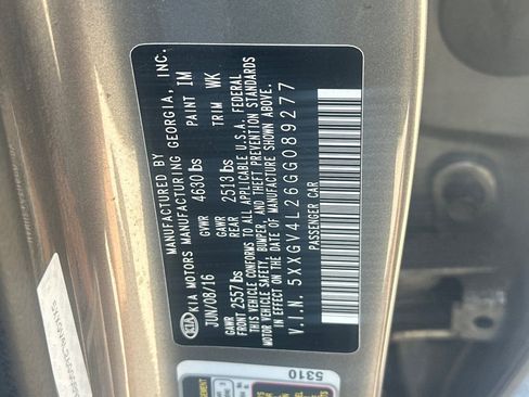 Used 2016 Kia Optima SX w/ Chrome Wheel Package FWD image 28
