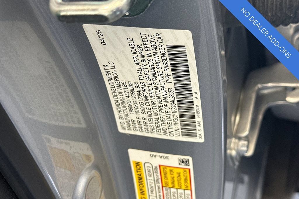Certified 2025 Honda Accord LX image 31
