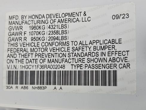 Used 2024 Honda Accord EX image 34