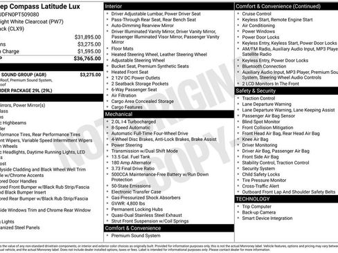 Used 2023 Jeep Compass Latitude w/ Sun and Sound Group image 25