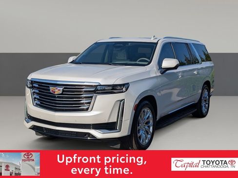 Used 2021 Cadillac Escalade ESV Premium Luxury Platinum w/ Heavy-Duty Trailer Package AWD/4WD image 4