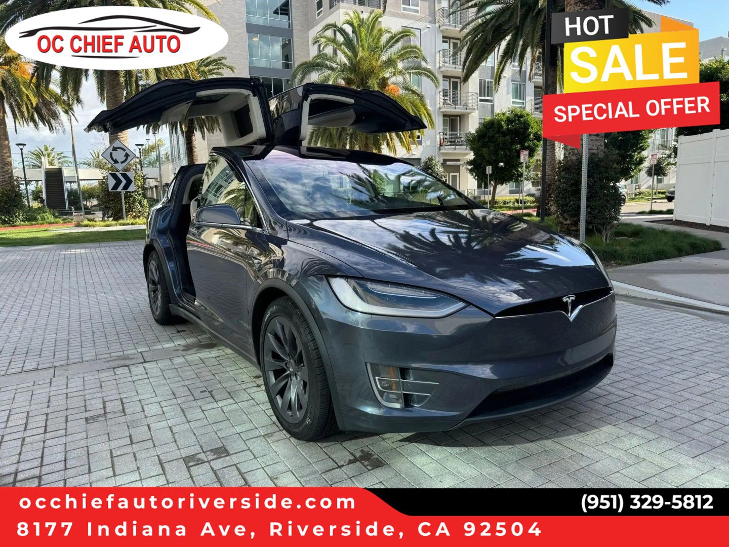 Used 2020 Tesla Model X Long Range AWD/4WD image 1