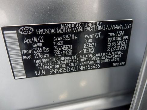 Used 2022 Hyundai Santa Fe Calligraphy w/ Cargo Package image 37