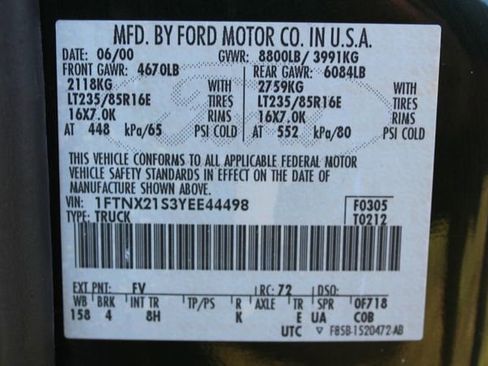 Used 2000 Ford F250 Lariat image 26