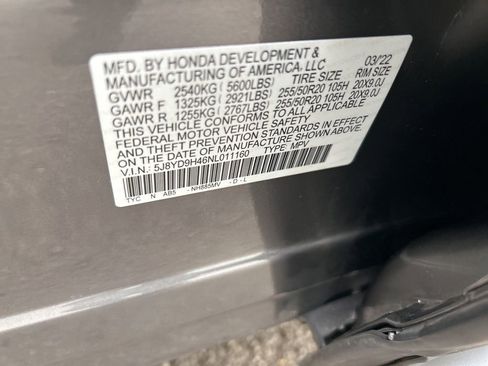 Used 2022 Acura MDX FWD w/ Technology Package image 51