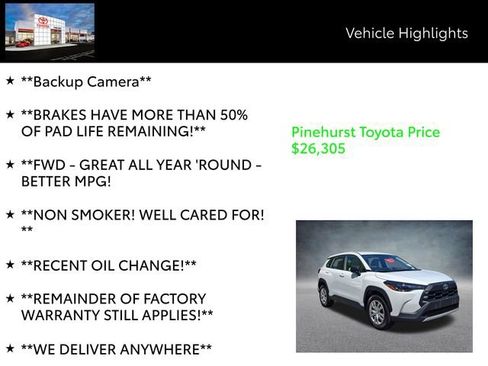 Used 2026 Toyota Corolla Cross L image 13