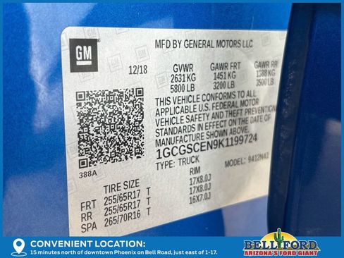 Used 2019 Chevrolet Colorado LT w/ Luxury Package, Chrome image 35