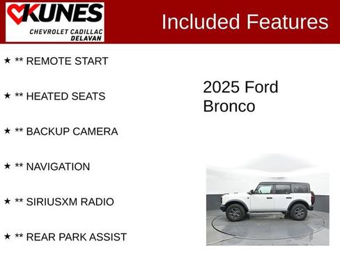 Used 2025 Ford Bronco Big Bend AWD/4WD image 3
