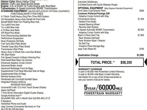 New 2026 Jeep Wrangler Unlimited Rubicon AWD/4WD image 2