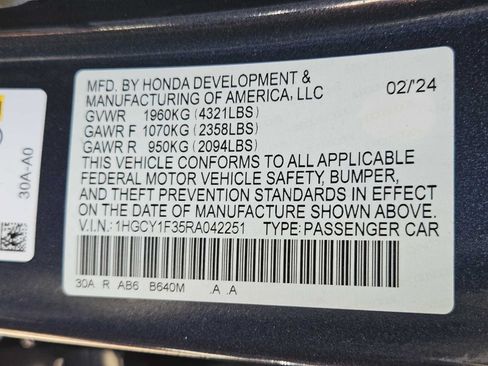 Used 2024 Honda Accord EX image 31