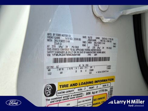 Used 2022 Ford Expedition Max Limited image 25