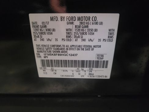 Used 2017 Ford Explorer Limited AWD/4WD image 33