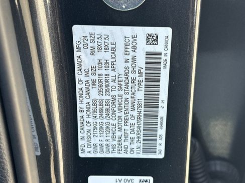 Certified 2024 Honda CR-V EX-L image 29