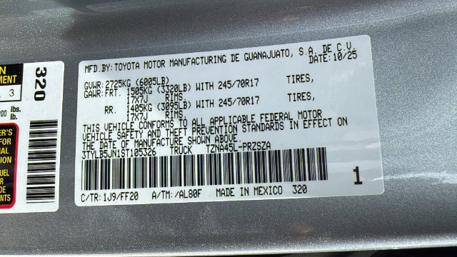 Used 2025 Toyota Tacoma SR5 AWD/4WD image 25