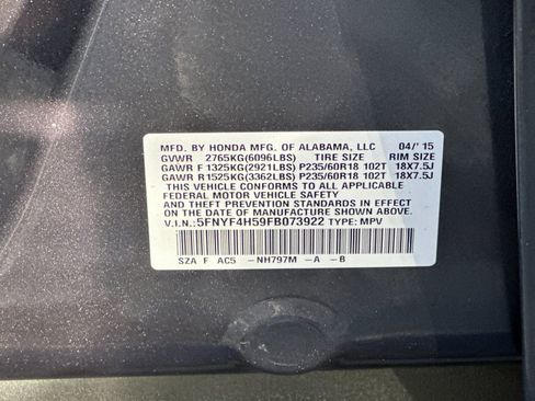 Used 2015 Honda Pilot EX-L image 29