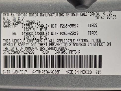Used 2023 Toyota Tacoma TRD Sport w/ Technology Package AWD/4WD image 27