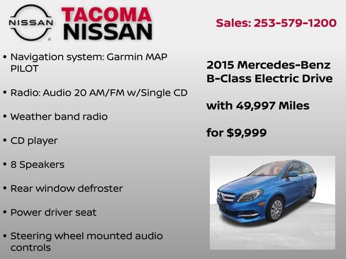 Used 2015 Mercedes-Benz B 250e image 6