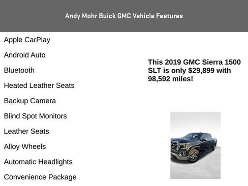Used 2019 GMC Sierra 1500 SLT w/ SLT Premium Plus Package AWD/4WD image 4