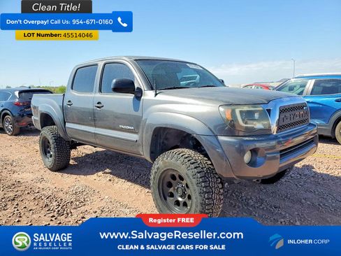 Used 2011 Toyota Tacoma 4x4 Double Cab w/ SR5 Pkg #2 image 5