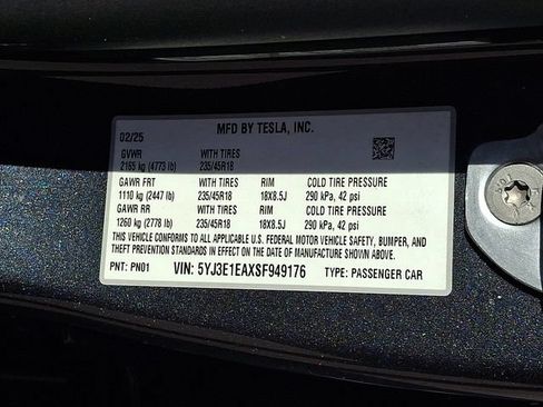 Used 2025 Tesla Model 3 Long Range RWD image 30