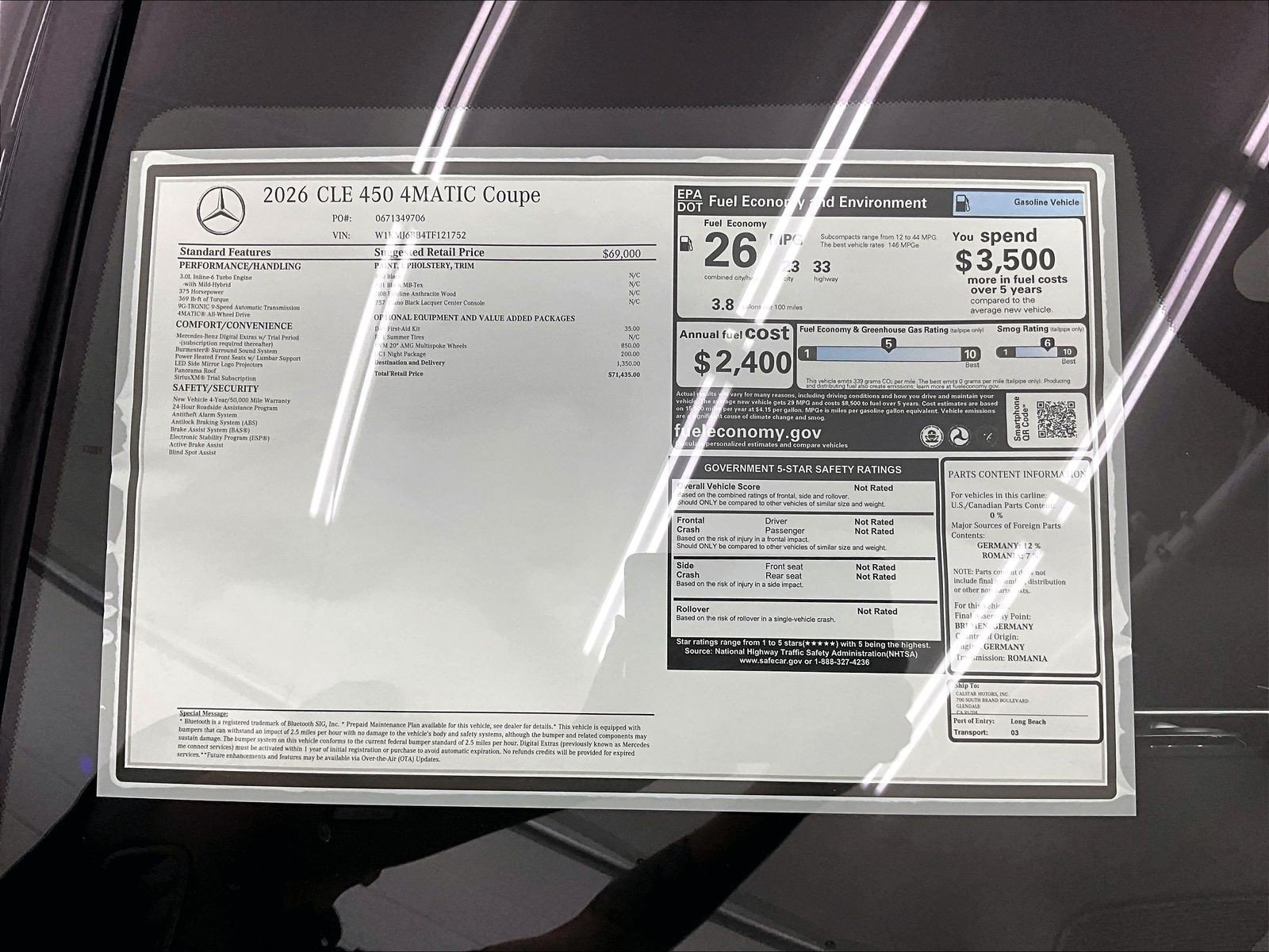 New 2026 Mercedes-Benz CLE 450 4MATIC Coupe image 17