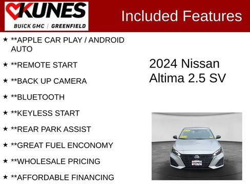 Used 2024 Nissan Altima 2.5 SV FWD image 2