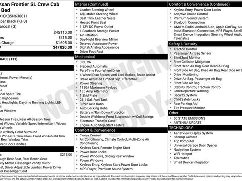 Used 2025 Nissan Frontier SL image 12