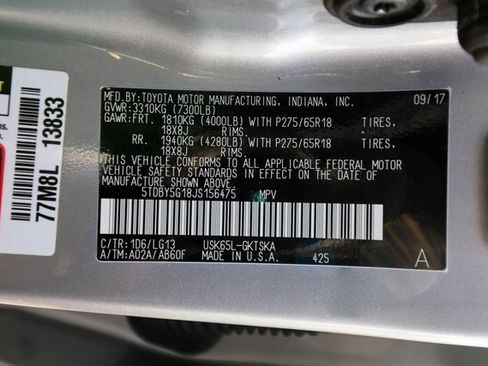 Used 2018 Toyota Sequoia SR5 image 54