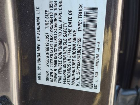 Used 2020 Honda Ridgeline RTL image 29
