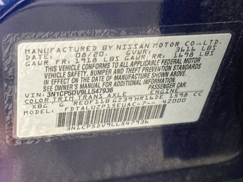 Certified 2020 Nissan Kicks SR w/ SR Premium Package FWD image 32