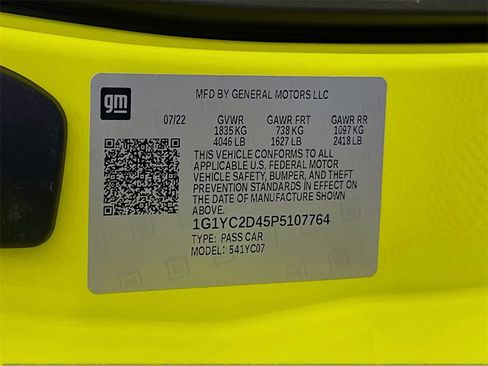 Used 2023 Chevrolet Corvette Stingray Premium Cpe w/ 3LT image 30