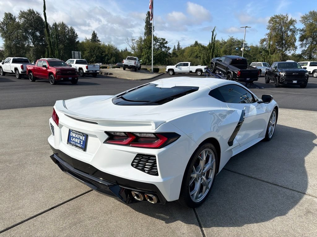 Used 2023 Chevrolet Corvette Stingray Coupe w/ Chrome Exterior Badge Package RWD image 6