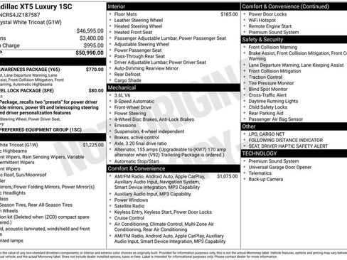 Used 2018 Cadillac XT5 Luxury w/ Driver Awareness Package image 29