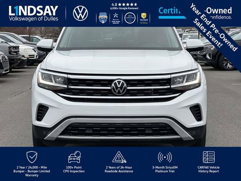 Certified 2022 Volkswagen Atlas SE w/ Panoramic Sunroof Package image 3