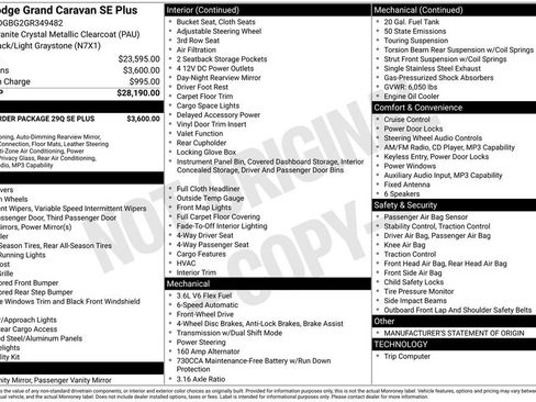 Used 2016 Dodge Grand Caravan SE image 1