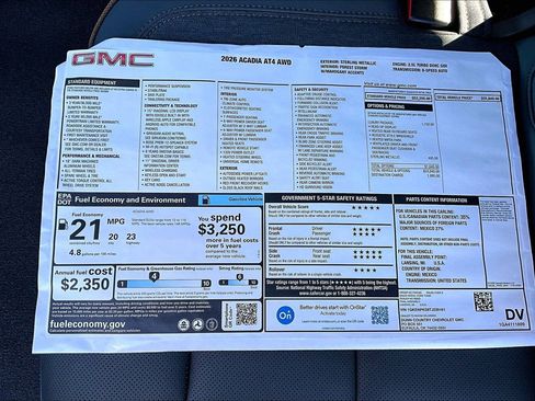 New 2026 GMC Acadia AT4 w/ Luxury Package image 14