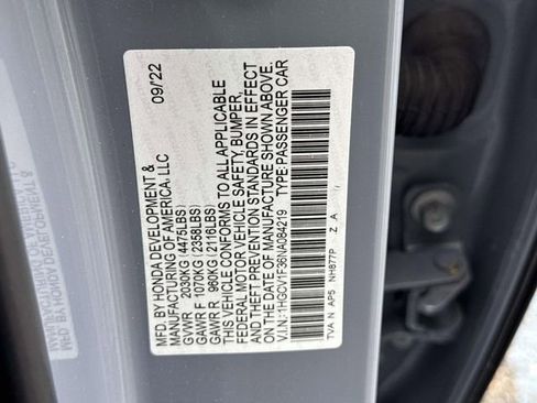 Certified 2022 Honda Accord Sport image 17